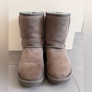 UGG Australia Grey Suede Boots - Size W5